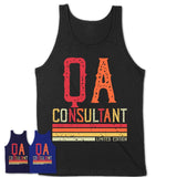 Vintage Qa Consultant Limited Edition Job Shirt, Coworker Birthday Gift Idea