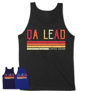 Vintage Qa Lead Limited Edition Job Shirt, Coworker Birthday Gift Idea