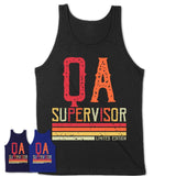 Vintage Qa Supervisor Limited Edition Job Shirt, Coworker Birthday Gift Idea
