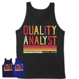 Vintage Quality Analyst Limited Edition Job Shirt, Coworker Birthday Gift Idea