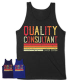 Vintage Quality Consultant Limited Edition Job Shirt, Coworker Birthday Gift Idea