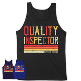 Vintage Quality Inspector Limited Edition Job Shirt, Coworker Birthday Gift Idea