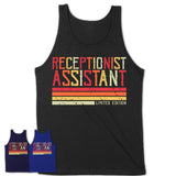 Vintage Receptionist Assistant Limited Edition Job Shirt, Coworker Birthday Gift Idea