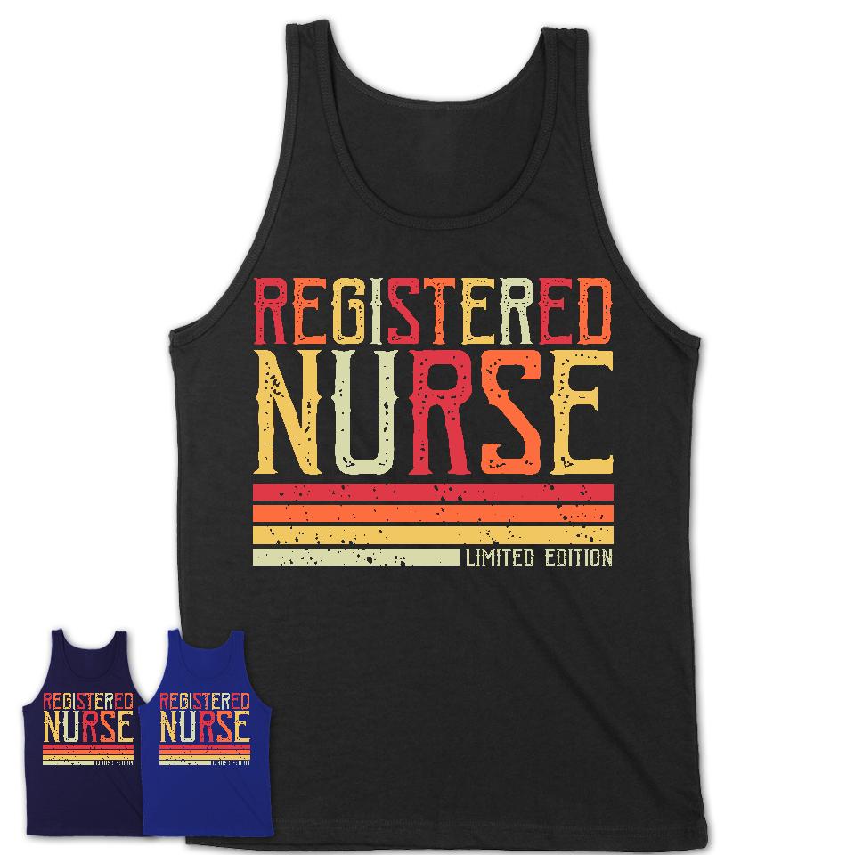 Vintage Registered Nurse Limited Edition Job Shirt, Coworker Birthday Gift Idea