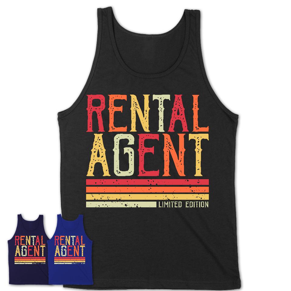 Vintage Rental Agent Limited Edition Job Shirt, Coworker Birthday Gift Idea