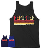 Vintage Reporter Limited Edition Job Shirt, Coworker Birthday Gift Idea