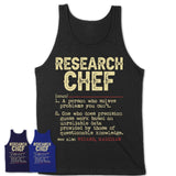Vintage Research Chef Definition Shirt, Funny Coworker Gift Idea for Research Chef, New Job Gift