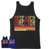 Vintage Research Director Limited Edition Job Shirt, Coworker Birthday Gift Idea