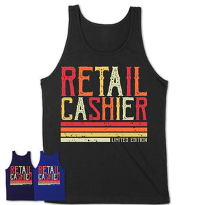 Vintage Retail Cashier Limited Edition Job Shirt, Coworker Birthday Gift Idea