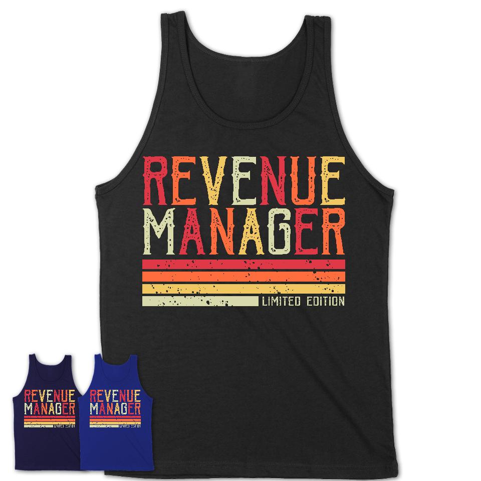 Vintage Revenue Manager Limited Edition Job Shirt, Coworker Birthday Gift Idea