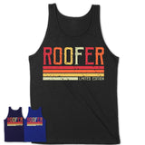 Vintage Roofer Limited Edition Job Shirt, Coworker Birthday Gift Idea