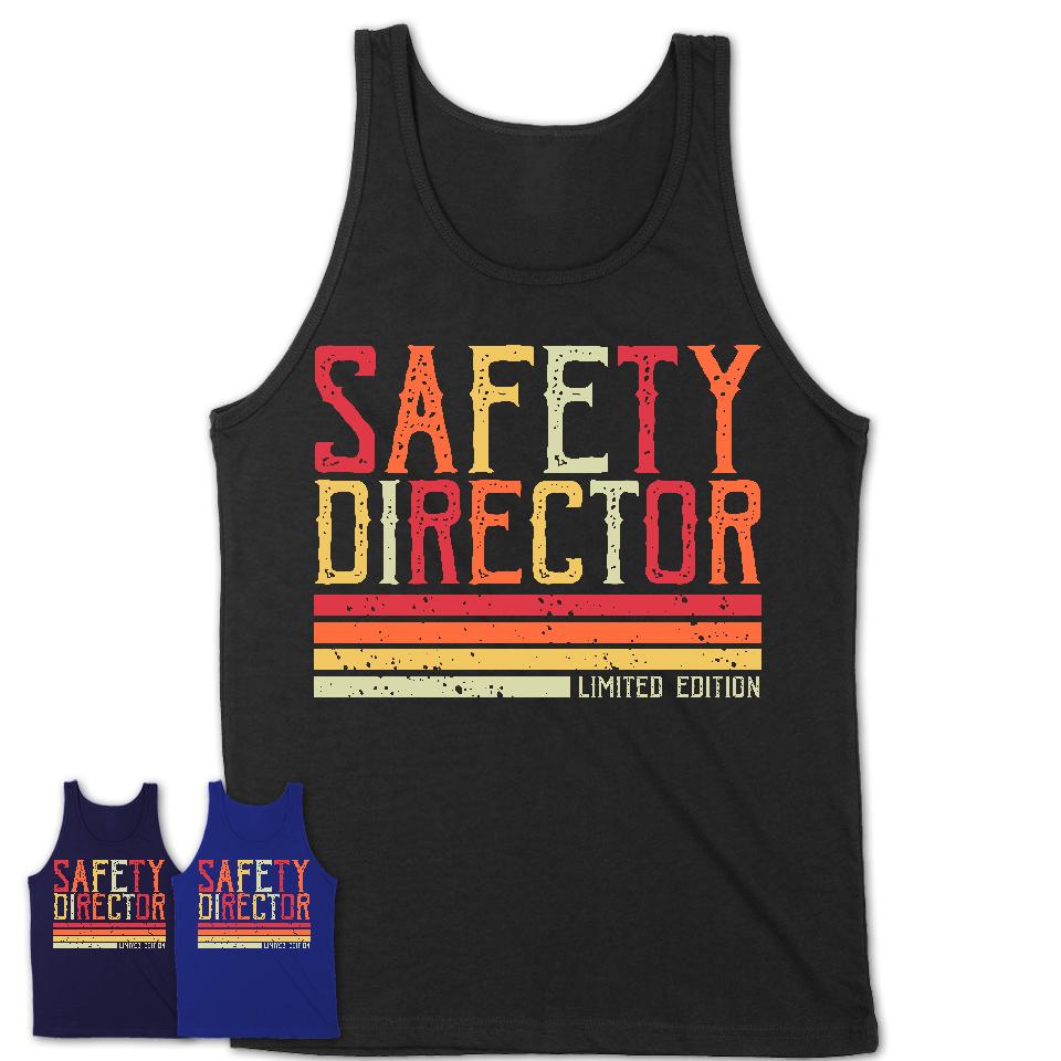 Vintage Safety Director Limited Edition Job Shirt, Coworker Birthday Gift Idea