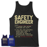 Vintage Safety Engineer Definition Shirt, Funny Coworker Gift Idea for Safety Engineer, New Job Gift