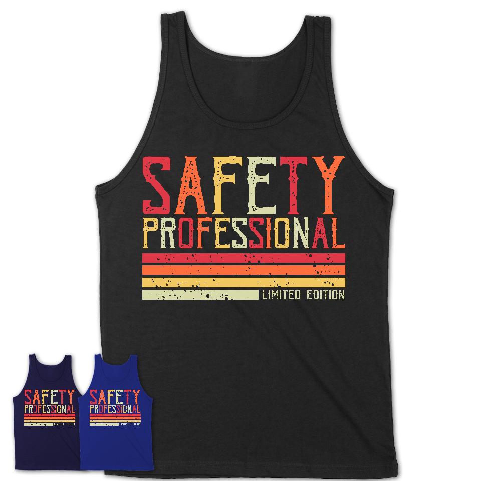 Vintage Safety Professional Limited Edition Job Shirt, Coworker Birthday Gift Idea