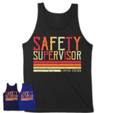 Vintage Safety Supervisor Limited Edition Job Shirt, Coworker Birthday Gift Idea