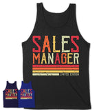 Vintage Sales Manager Limited Edition Job Shirt, Coworker Birthday Gift Idea