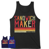 Vintage Sandwich Maker Limited Edition Job Shirt, Coworker Birthday Gift Idea