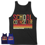 Vintage School Counselor Limited Edition Job Shirt, Coworker Birthday Gift Idea