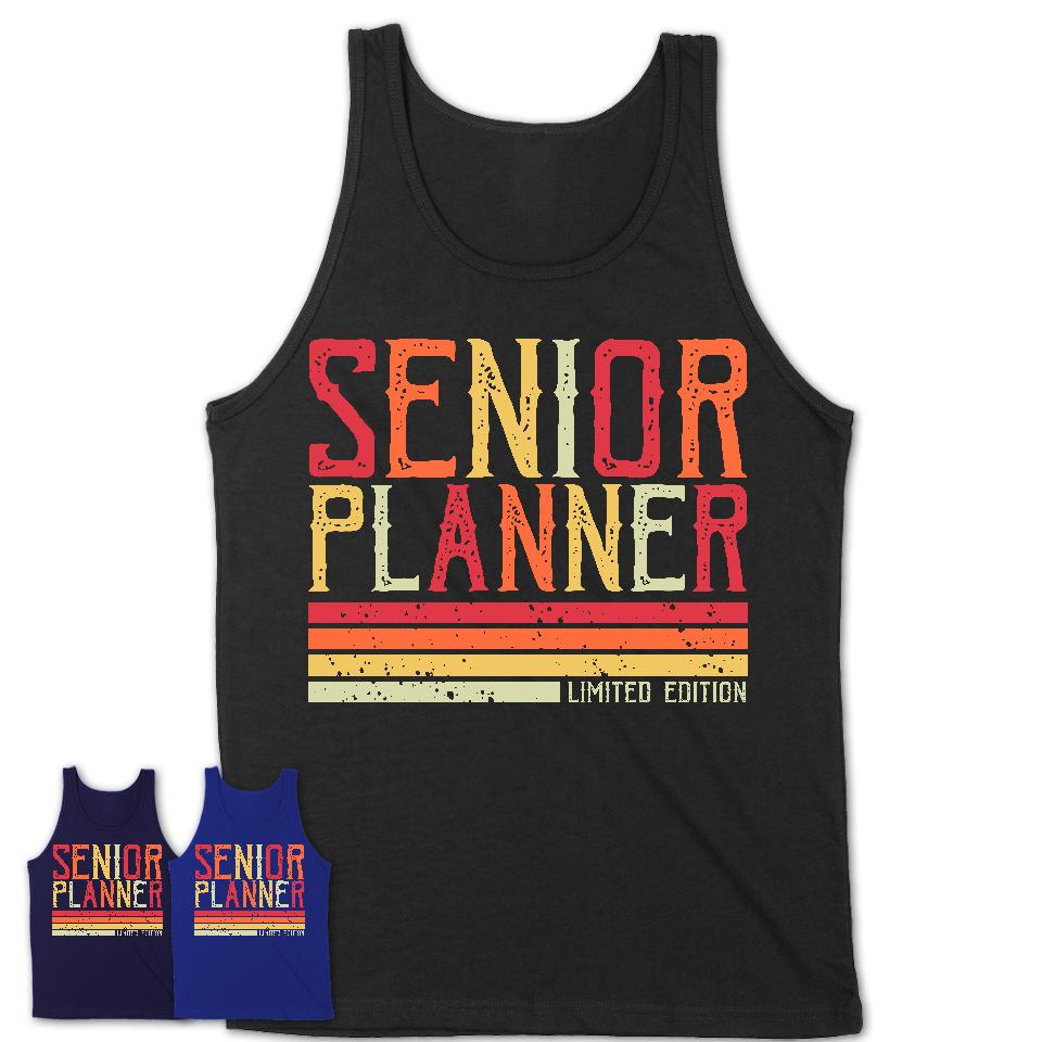Vintage Senior Planner Limited Edition Job Shirt, Coworker Birthday Gift Idea