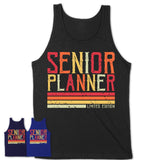 Vintage Senior Planner Limited Edition Job Shirt, Coworker Birthday Gift Idea