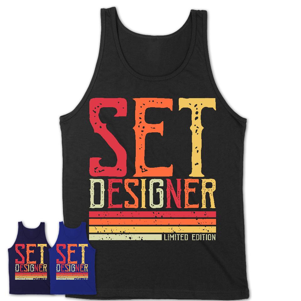 Vintage Set Designer Limited Edition Job Shirt, Coworker Birthday Gift Idea