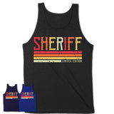 Vintage Sheriff Limited Edition Job Shirt, Coworker Birthday Gift Idea
