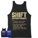 Vintage Shift Superintendent Definition Shirt, Funny Coworker Gift Idea for Shift Superintendent, New Job Gift