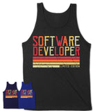 Vintage Software Developer Limited Edition Job Shirt, Coworker Birthday Gift Idea
