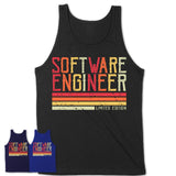 Vintage Software Engineer Limited Edition Job Shirt, Coworker Birthday Gift Idea