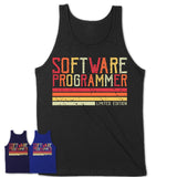 Vintage Software Programmer Limited Edition Job Shirt, Coworker Birthday Gift Idea