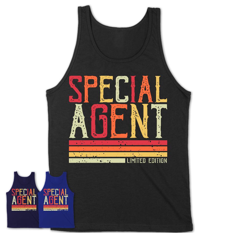 Vintage Special Agent Limited Edition Job Shirt, Coworker Birthday Gift Idea