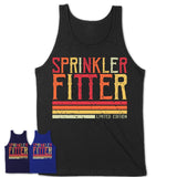 Vintage Sprinkler Fitter Limited Edition Job Shirt, Coworker Birthday Gift Idea