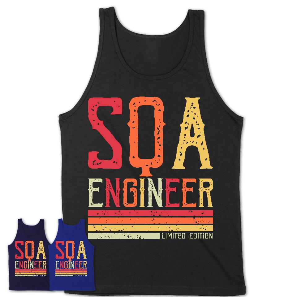 Vintage Sqa Engineer Limited Edition Job Shirt, Coworker Birthday Gift Idea