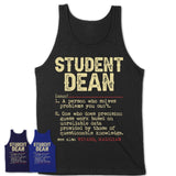 Vintage Student Dean Definition Shirt, Funny Coworker Gift Idea for Student Dean, New Job Gift