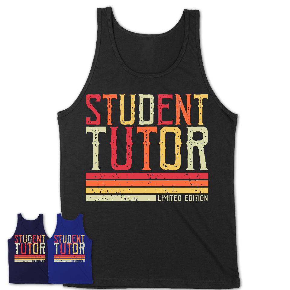 Vintage Student Tutor Limited Edition Job Shirt, Coworker Birthday Gift Idea
