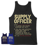Vintage Supply Officer Definition Shirt, Funny Coworker Gift Idea for Supply Officer, New Job Gift