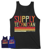 Vintage Supply Technician Limited Edition Job Shirt, Coworker Birthday Gift Idea