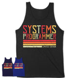 Vintage Systems Programmer Limited Edition Job Shirt, Coworker Birthday Gift Idea