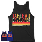 Vintage Tableau Developer Limited Edition Job Shirt, Coworker Birthday Gift Idea