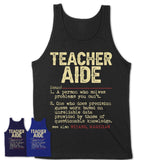 Vintage Teacher Aide Definition Shirt, Funny Coworker Gift Idea for Teacher Aide, New Job Gift