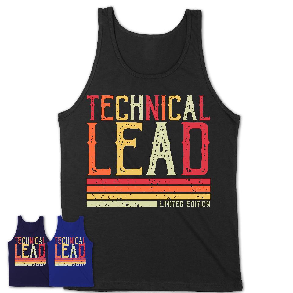 Vintage Technical Lead Limited Edition Job Shirt, Coworker Birthday Gift Idea