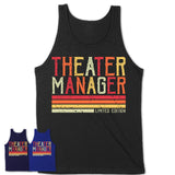 Vintage Theater Manager Limited Edition Job Shirt, Coworker Birthday Gift Idea