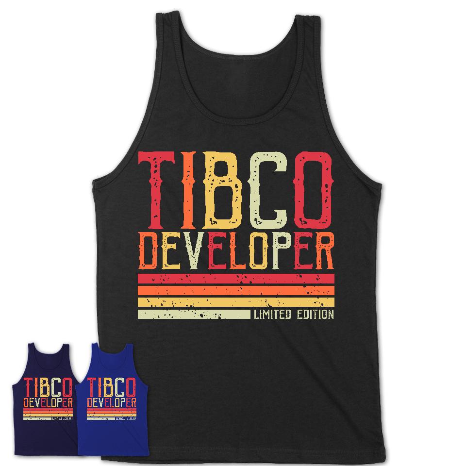 Vintage Tibco Developer Limited Edition Job Shirt, Coworker Birthday Gift Idea
