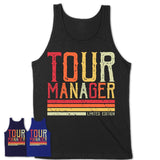Vintage Tour Manager Limited Edition Job Shirt, Coworker Birthday Gift Idea