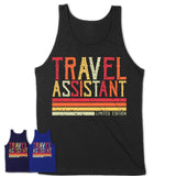 Vintage Travel Assistant Limited Edition Job Shirt, Coworker Birthday Gift Idea