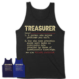 Vintage Treasurer Definition Shirt, Funny Coworker Gift Idea for Treasurer, New Job Gift