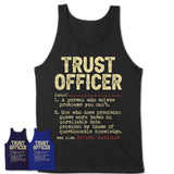 Vintage Trust Officer Definition Shirt, Funny Coworker Gift Idea for Trust Officer, New Job Gift
