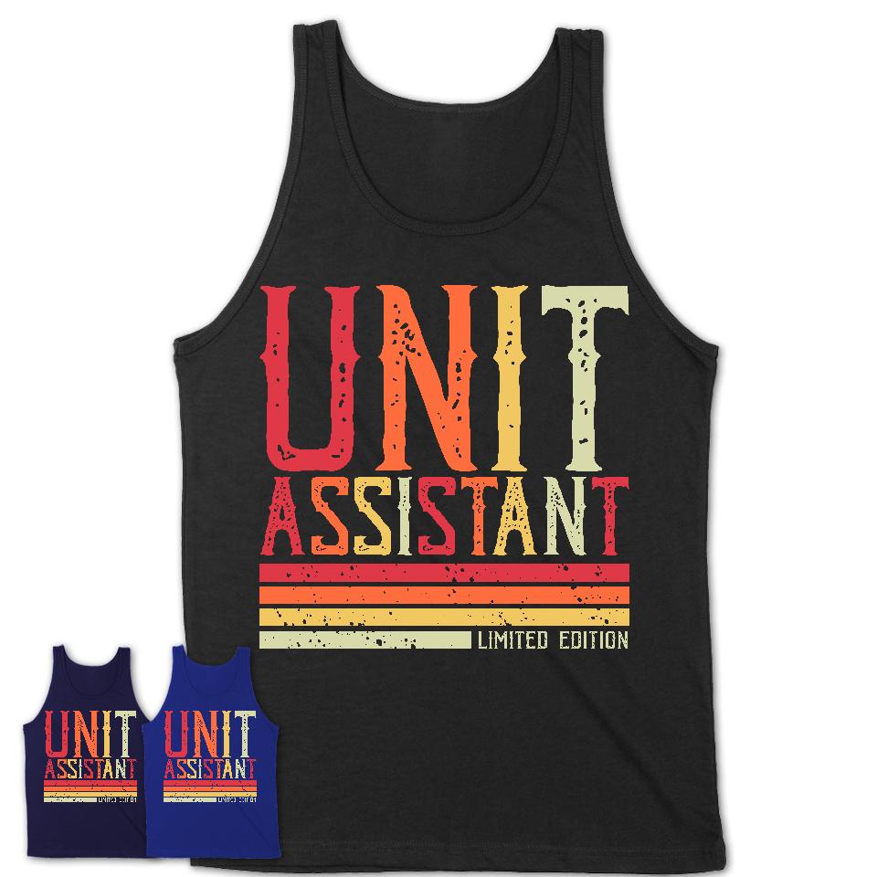 Vintage Unit Assistant Limited Edition Job Shirt, Coworker Birthday Gift Idea