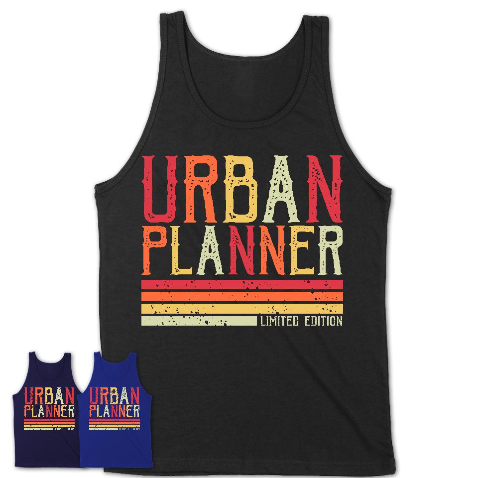 Vintage Urban Planner Limited Edition Job Shirt, Coworker Birthday Gift Idea