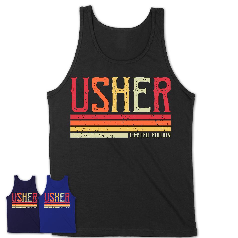 Vintage Usher Limited Edition Job Shirt, Coworker Birthday Gift Idea